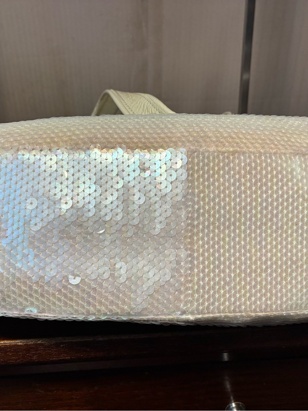 Coach Poppy Sequin Dome Satchel - Picture 8 of 8